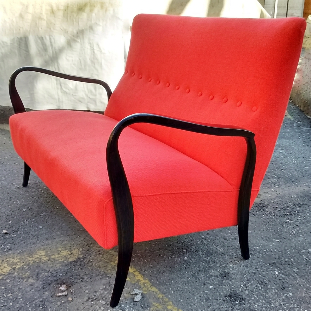 2er-Sofa aus Stoff von BAUM, Fredy Fritz